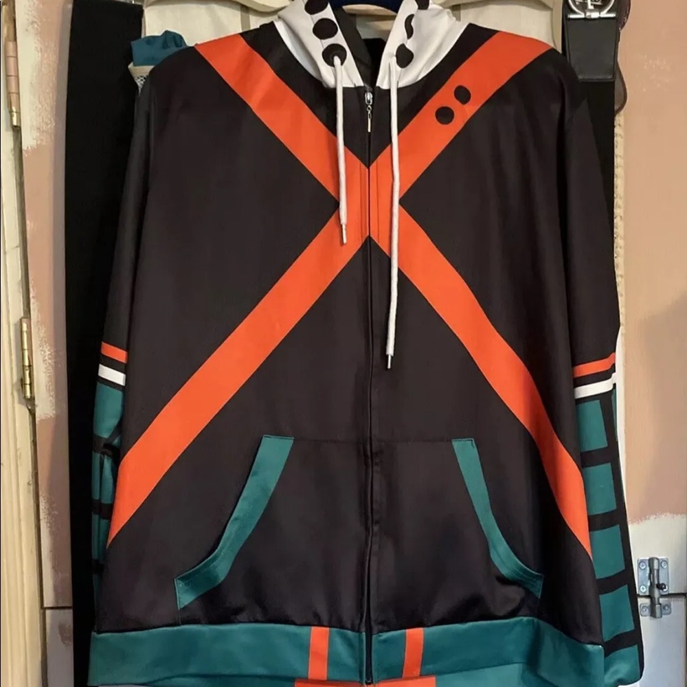 My Hero Academia Bakugoi Todoroki Hoodies Hoodie Zip Up Jacket 2xl Jrs